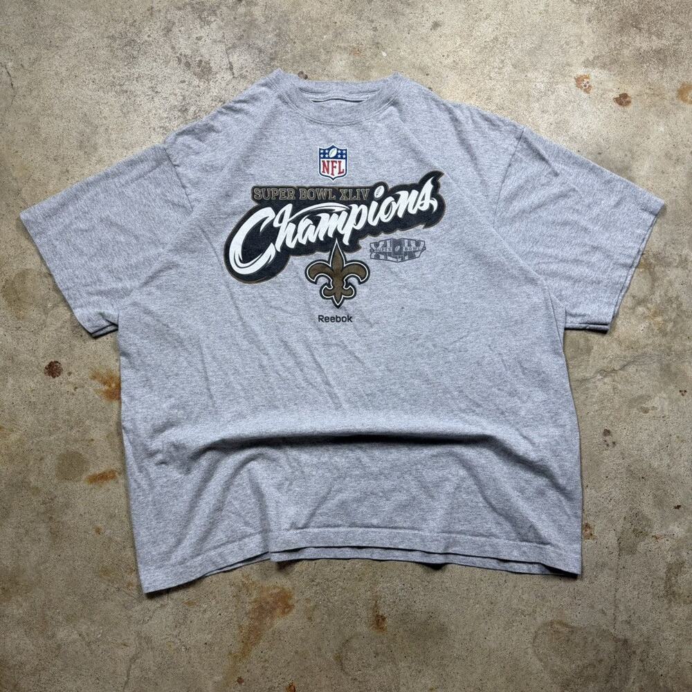 2010 Reebok NFL Football New Orleans Saints Super Bowl Champs Shirt